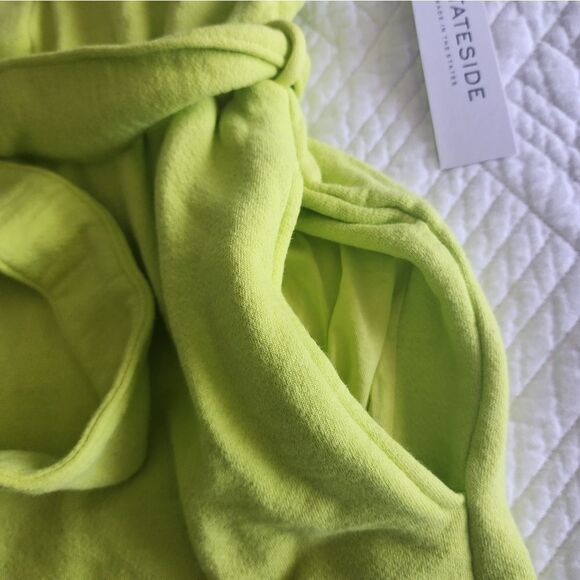 STATESIDE French Terry Loop slub short cover up beach Romper - Picture 9 of 13